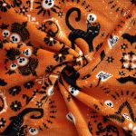 Way To Celebrate Halloween Jack-O'-Lantern Plush Oversized Couch Throw Blanket, Cream and Orange, 50 x 72 in - Image 8