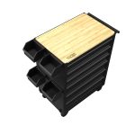 Hyper Tough Hyper Stack 27-Inch 6-Drawer Rolling Tool Cabinet, Black Steel Garage Tool Storage Chest - Image 6