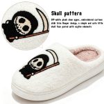 BERANMEY Halloween Slippers for Women Perfect Soft Plush Comfy Warm Slip-On Cute Womens Slippers Indoor Fluffy House Slippers for Women and Men Non-slip Fuzzy Flat Slides - Image 44