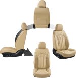 FLORICH Leather Car Seat Covers Full Set for Cars, SUVs & Trucks, Pink Black Front & Rear Automotive Seat Covers, Universal Fit for Toyota Honda Ford Jeep - Image 57